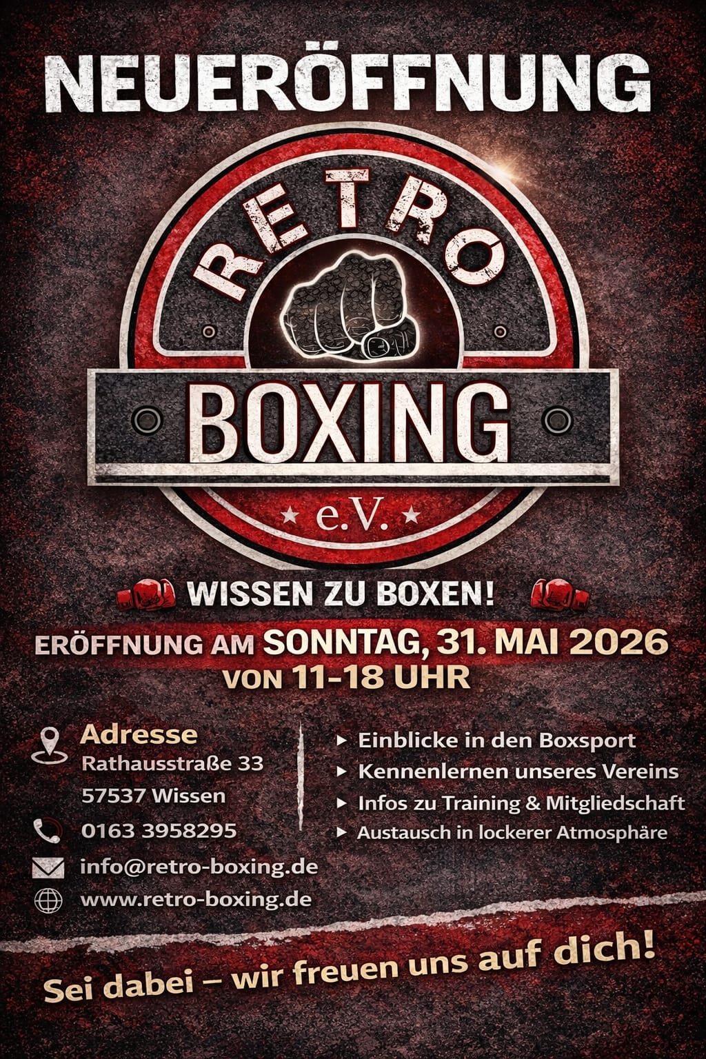 Eröffnung RETRO BOXING e. V.