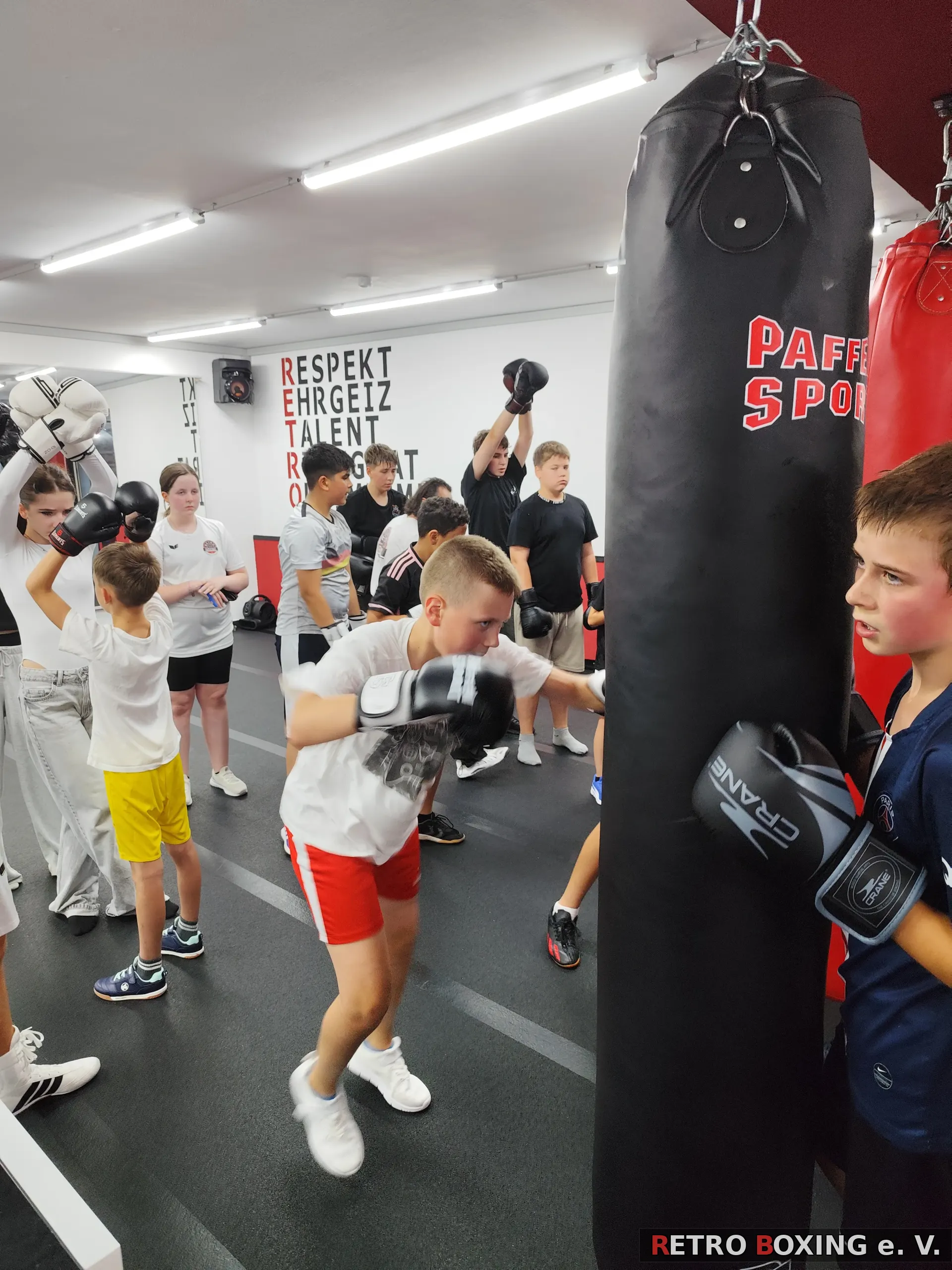 Jugendboxen bei RETRO BOXING e. V. in Wissen