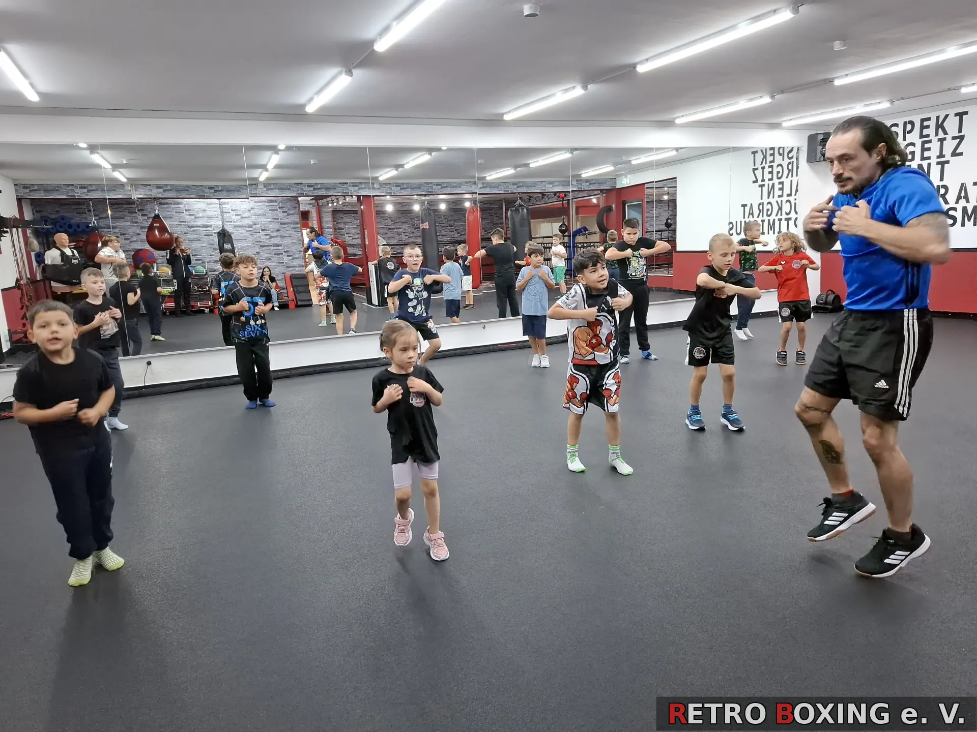 Kinderboxen bei RETRO BOXING e. V. in Wissen