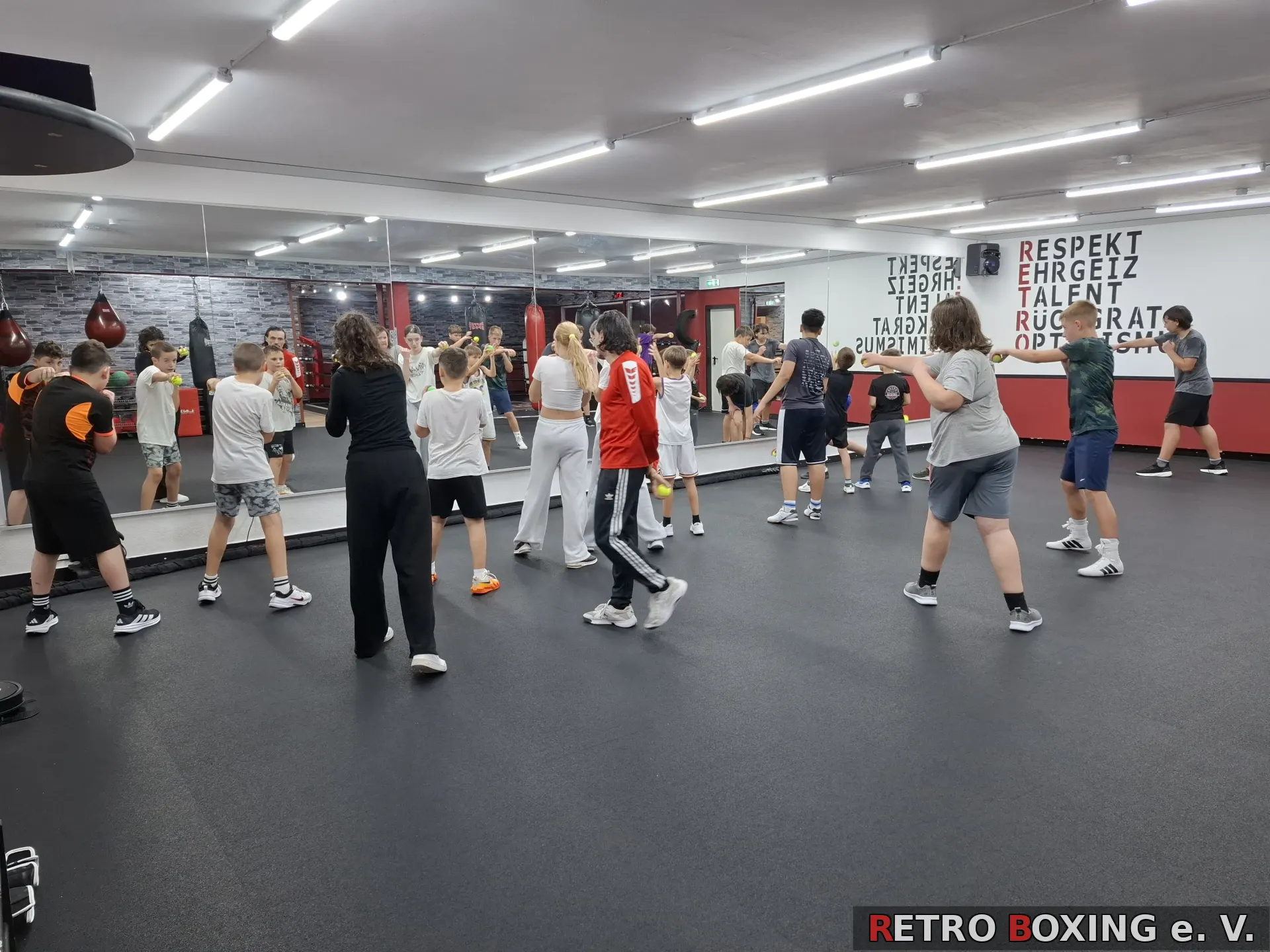 Jugendboxen bei RETRO BOXING e. V. in Wissen