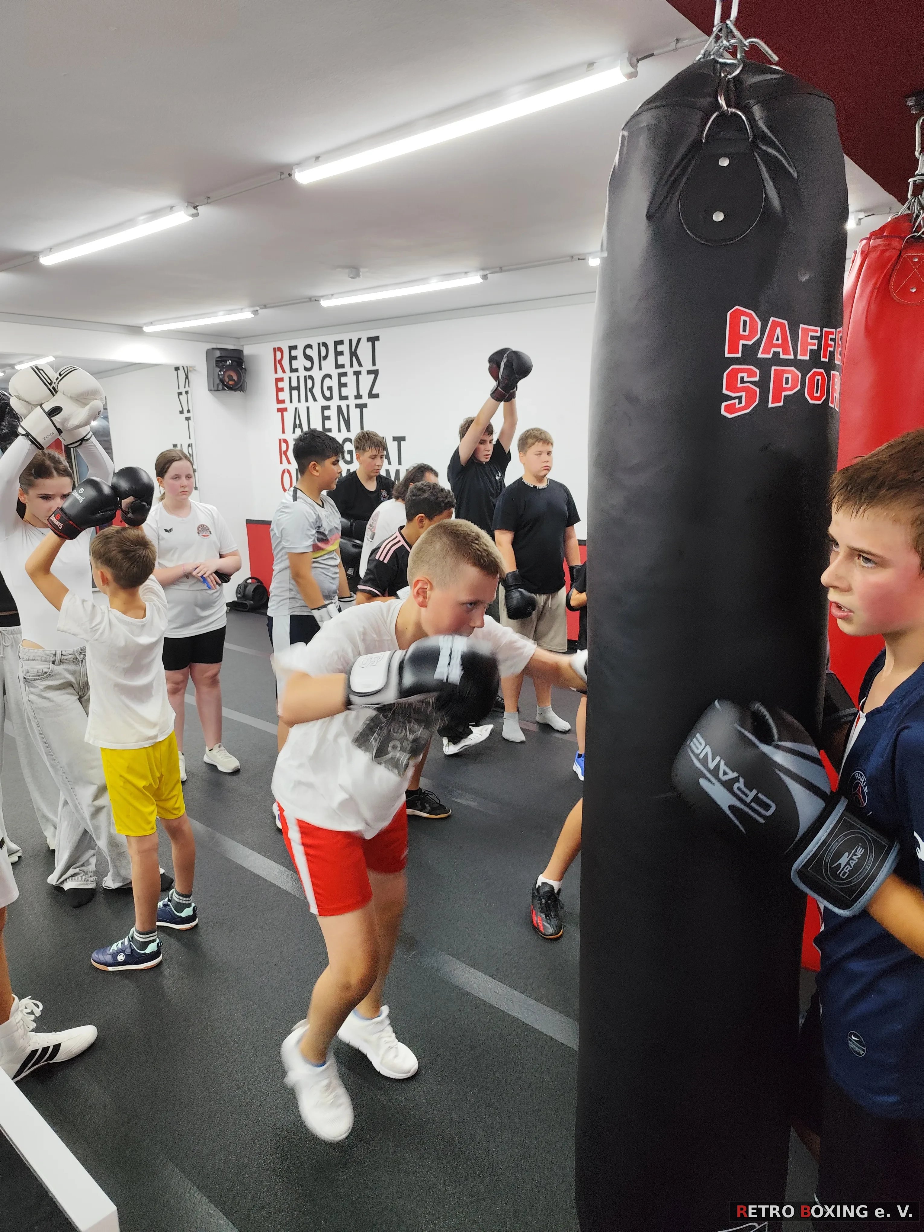 Jugendboxen bei RETRO BOXING e. V. in Wissen