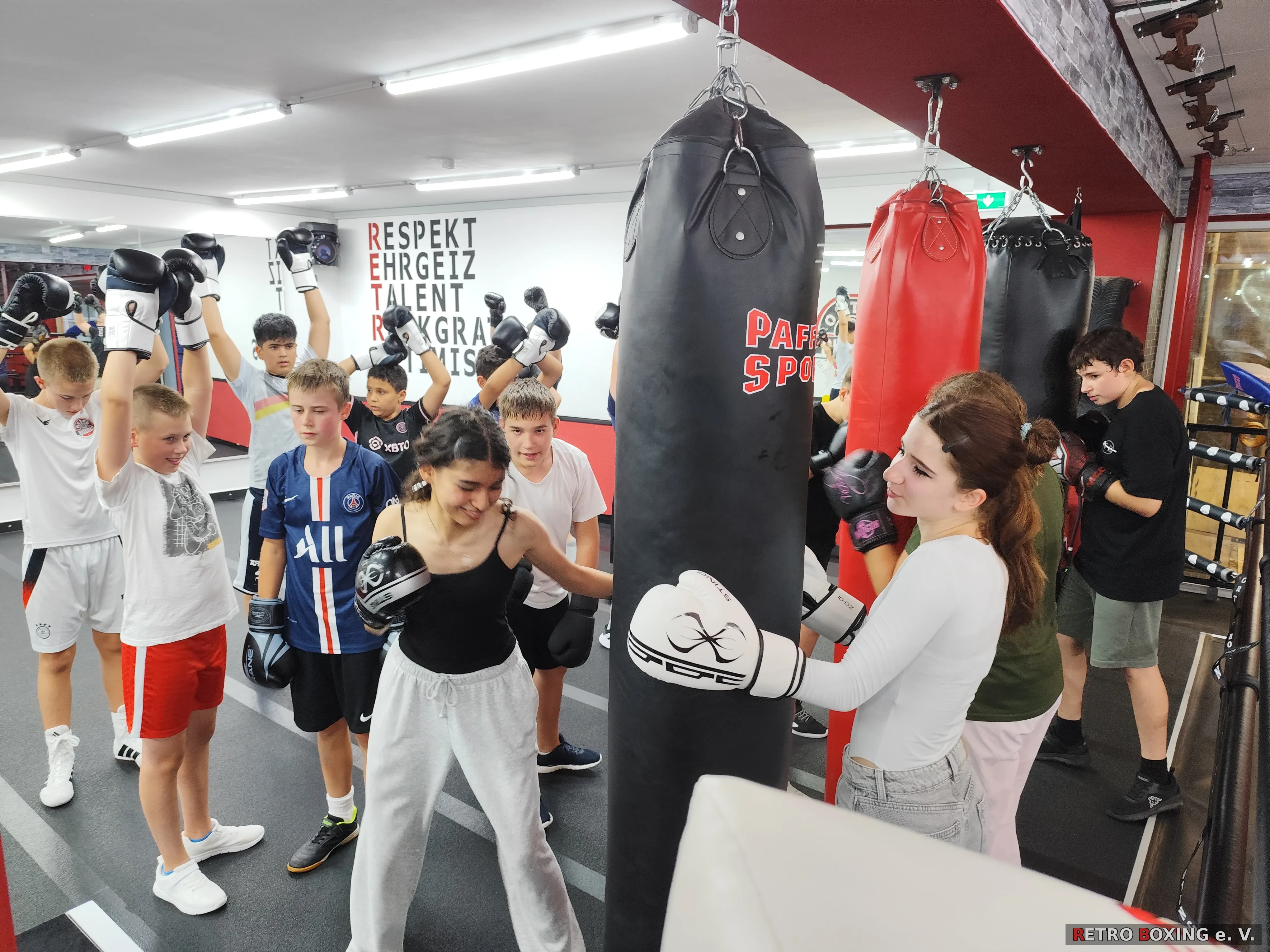 Jugendboxen bei RETRO BOXING e. V. in Wissen